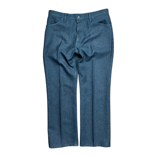 Wrangler Wrancher Heather Blue Bootcut Pants - 37”