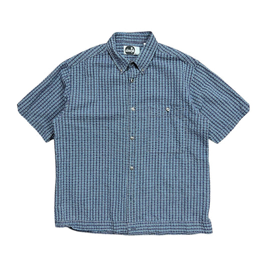 Levi’s SilverTab Plaid Short Sleeve Button-Up Shirt - L