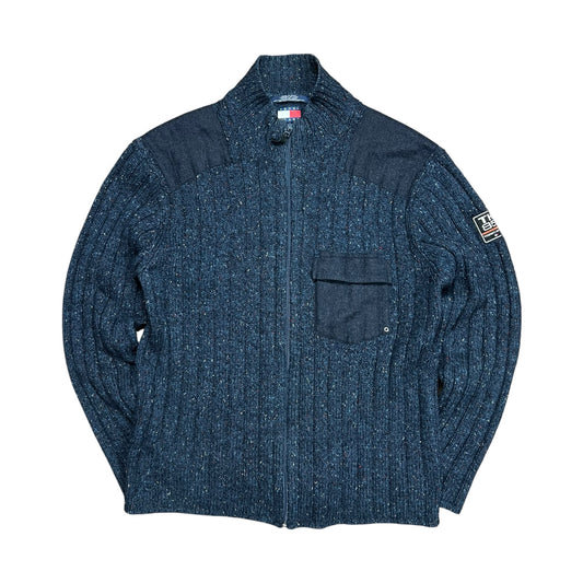 Tommy Jeans TH85 Full Zip Knit Sweater - L