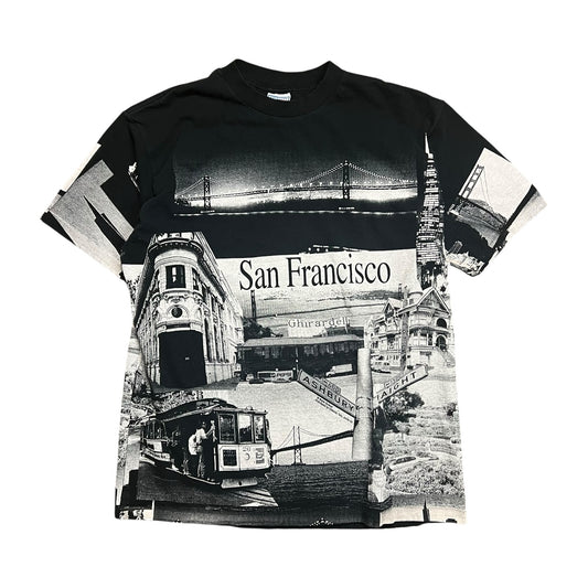 San Francisco Robin Samuel All Over Print Photo Collage T-Shirt - XL