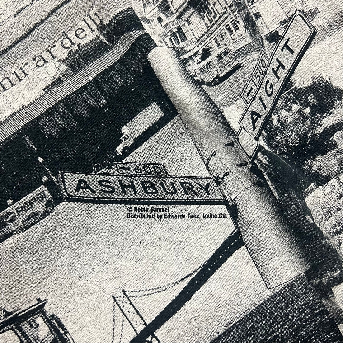 San Francisco Robin Samuel All Over Print Photo Collage T-Shirt - XL