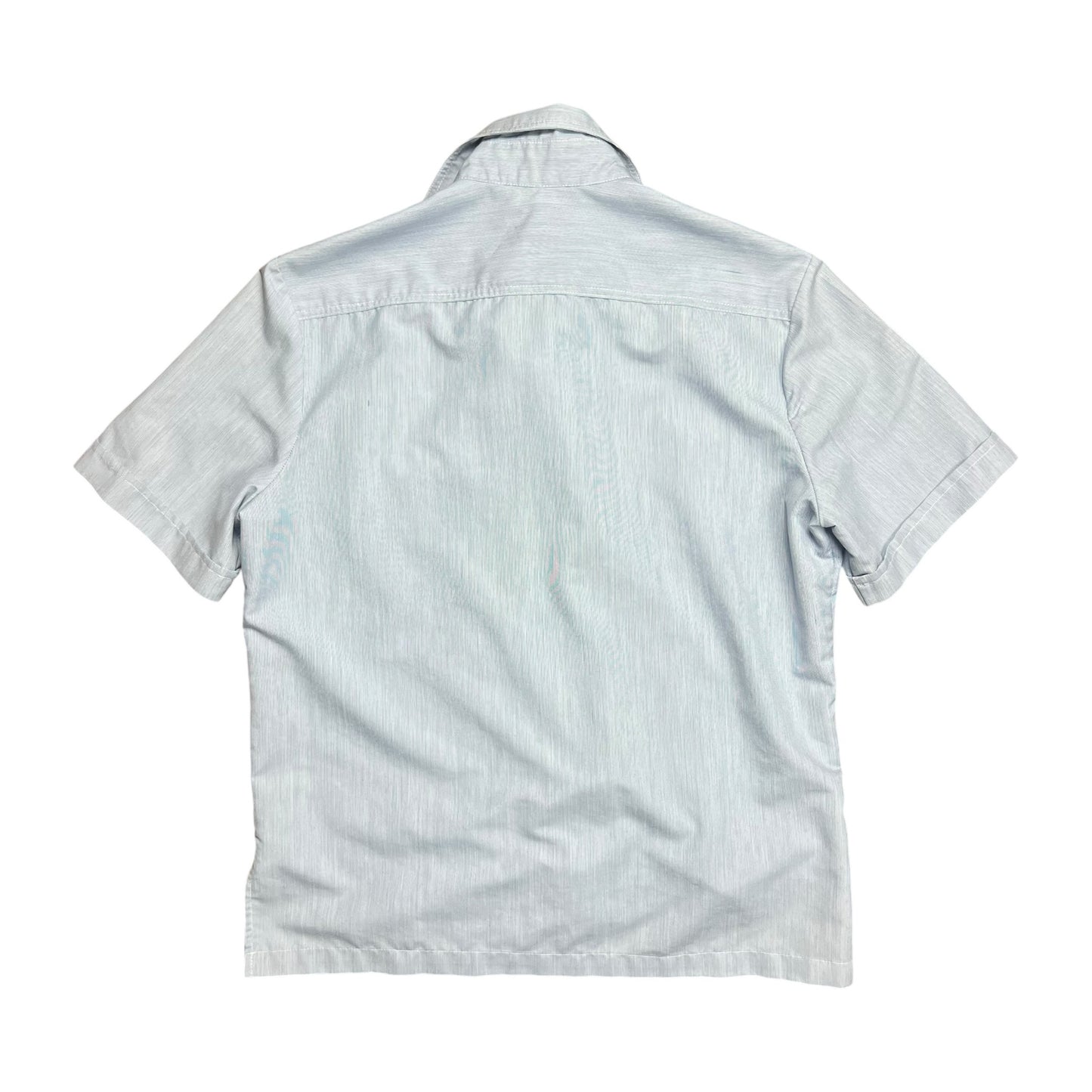 1980s South Reef Striped Short Sleeve Button-Up Shirt - XL