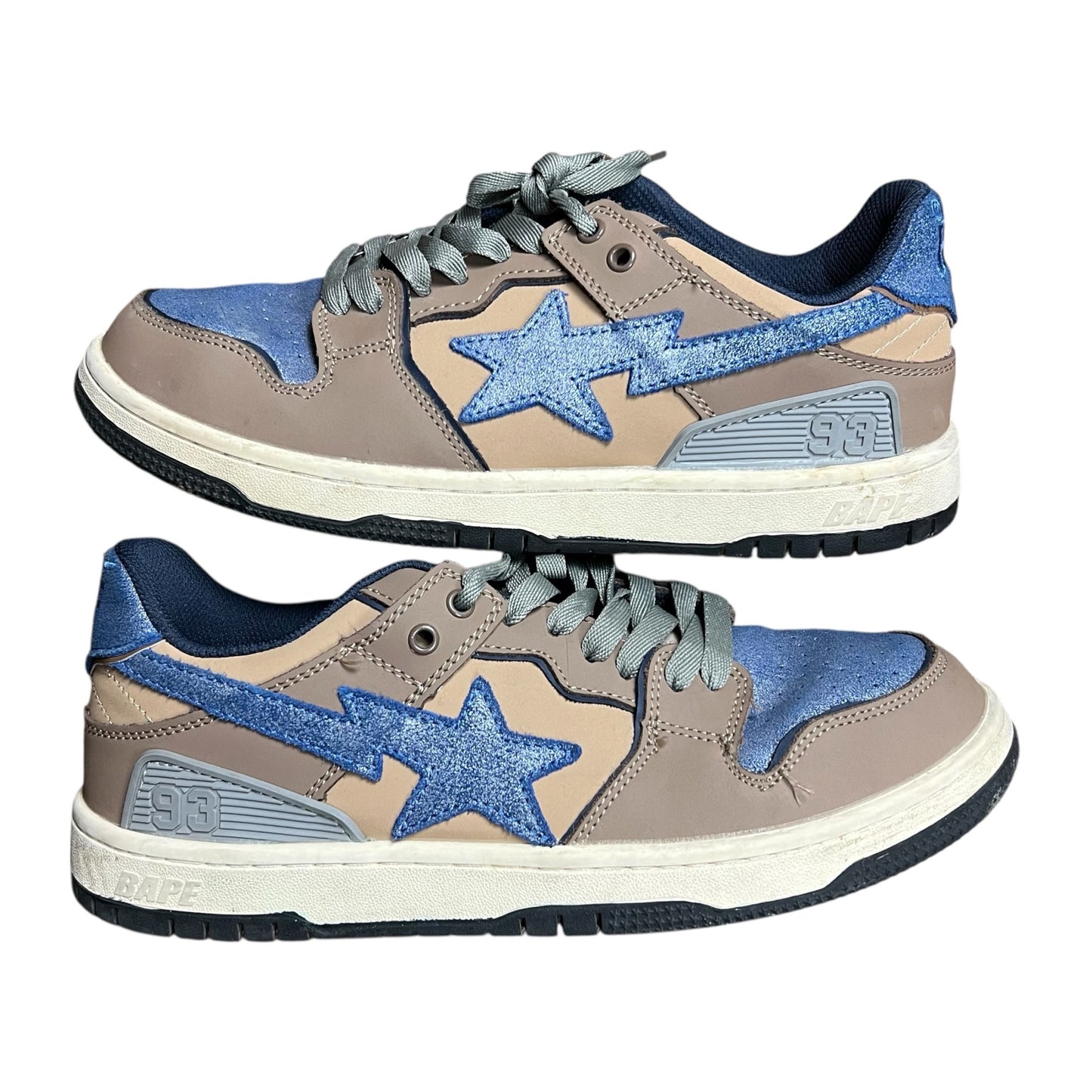 Bape Sk8 Sta Blue Star Sneakers - 10US