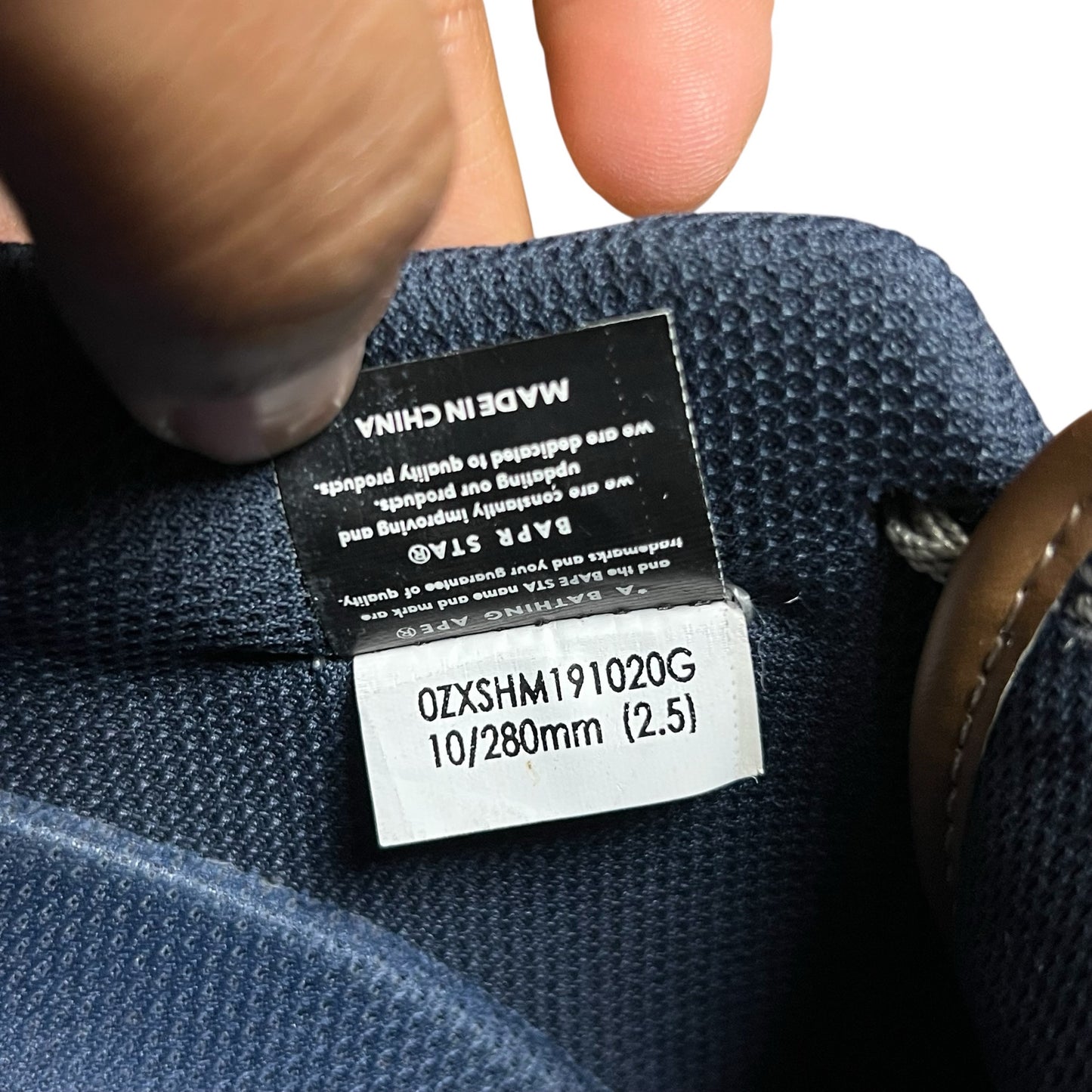 Bape Sk8 Sta Blue Star Sneakers - 10US