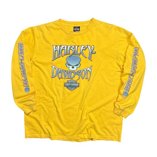 2006 Harley-Davidson Skull  Long-sleeve Shirt - XXL