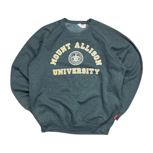 1980s Mount Allison University Collegiate Crewneck - L
