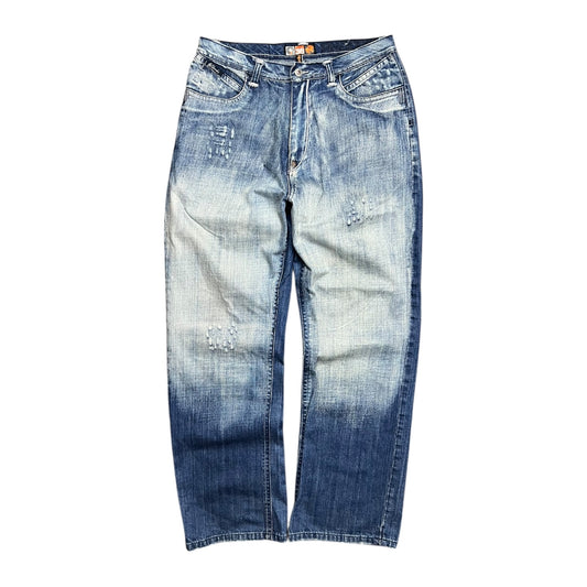 Akademiks Faded & Baggy Jeans - 35”
