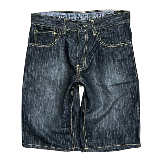 Ecko Unltd. Embroidered Denim Shorts - 29”