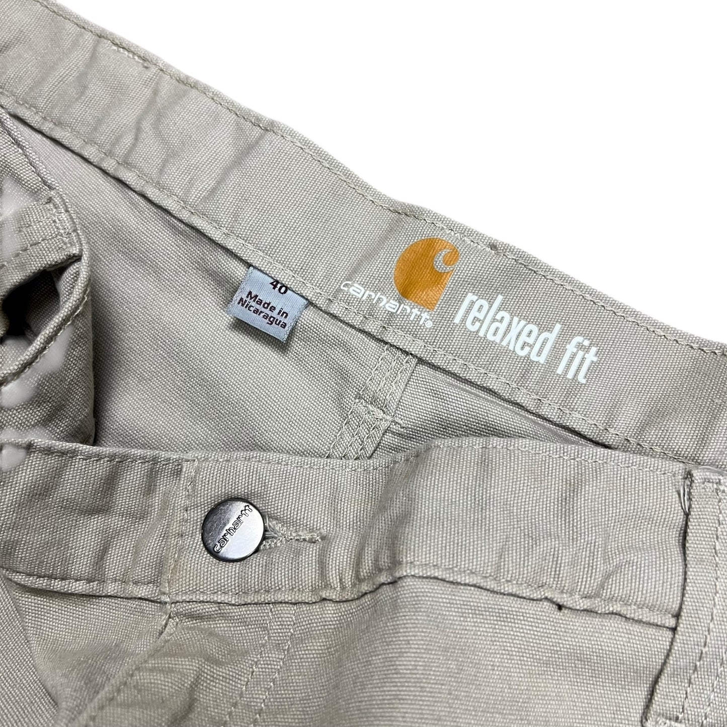 Carhartt Relaxed Fit Tan Work Shorts - 40”