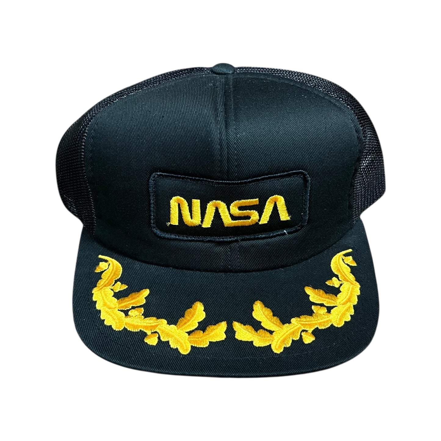 NASA Scrambled Eggs Worm Logo Trucker Hat