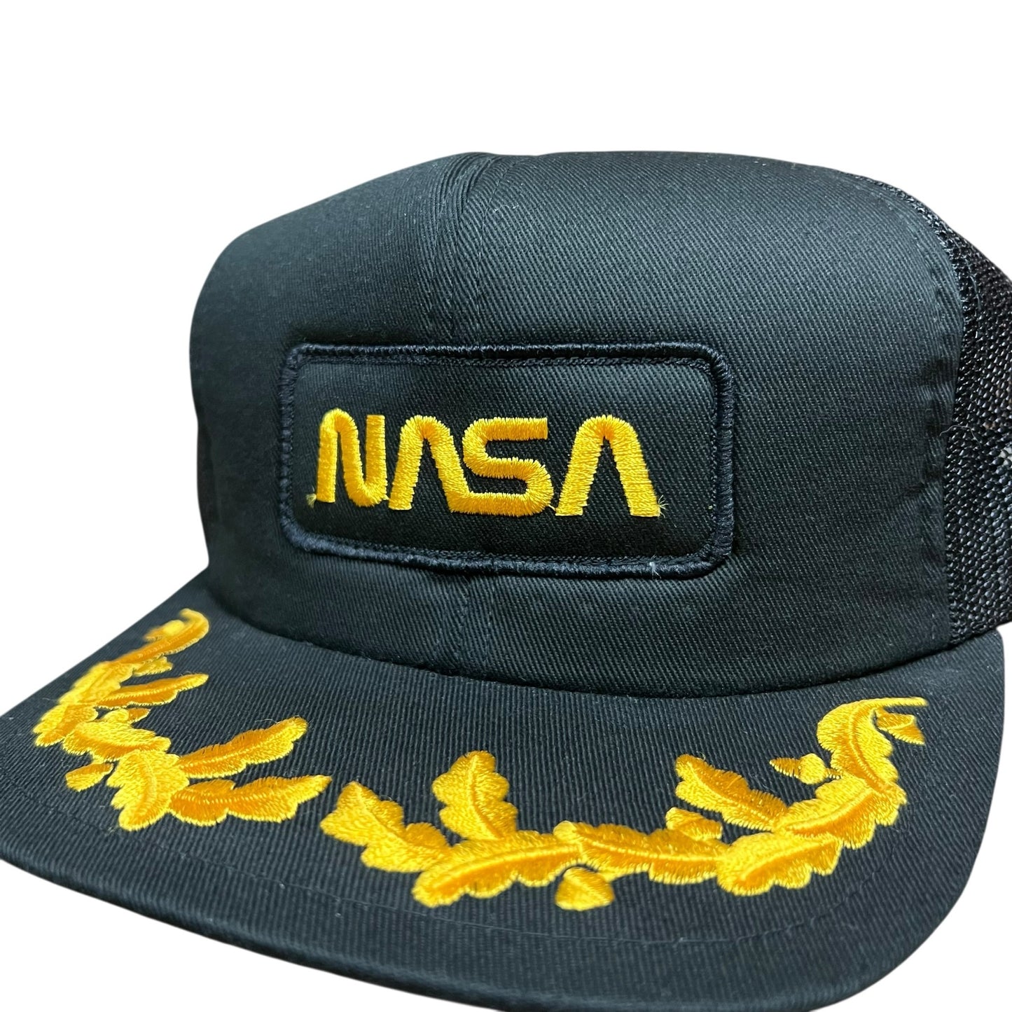 NASA Scrambled Eggs Worm Logo Trucker Hat