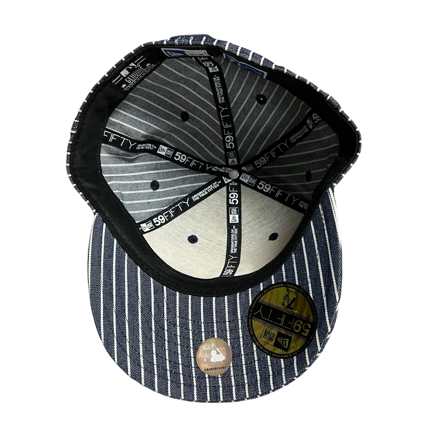 Pittsburgh Pirates New Era Pinstripe Fitted Baseball Cap - 7 1/2