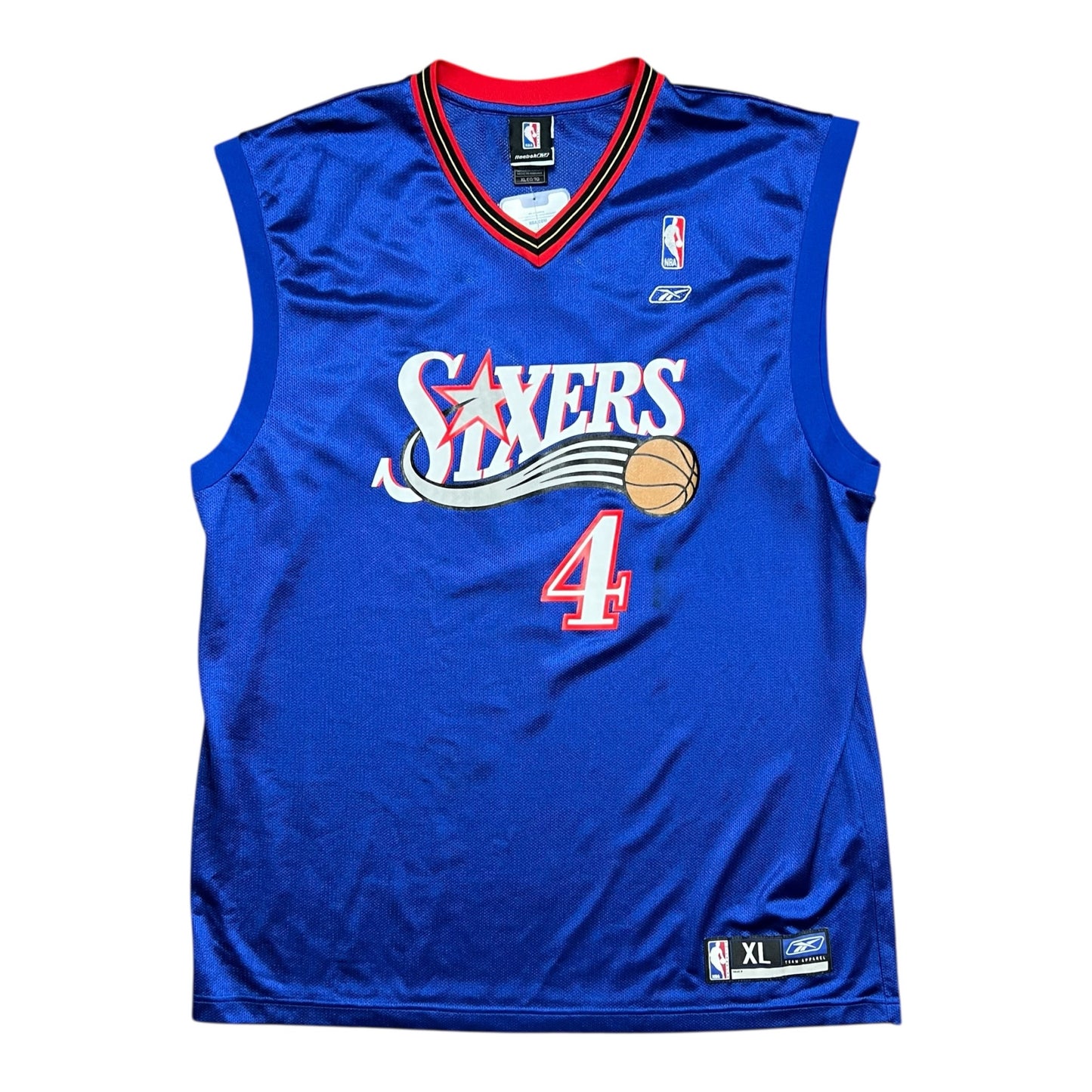 Reebok Philadelphia 76ers Chris Webber Basketball Jersey - XL