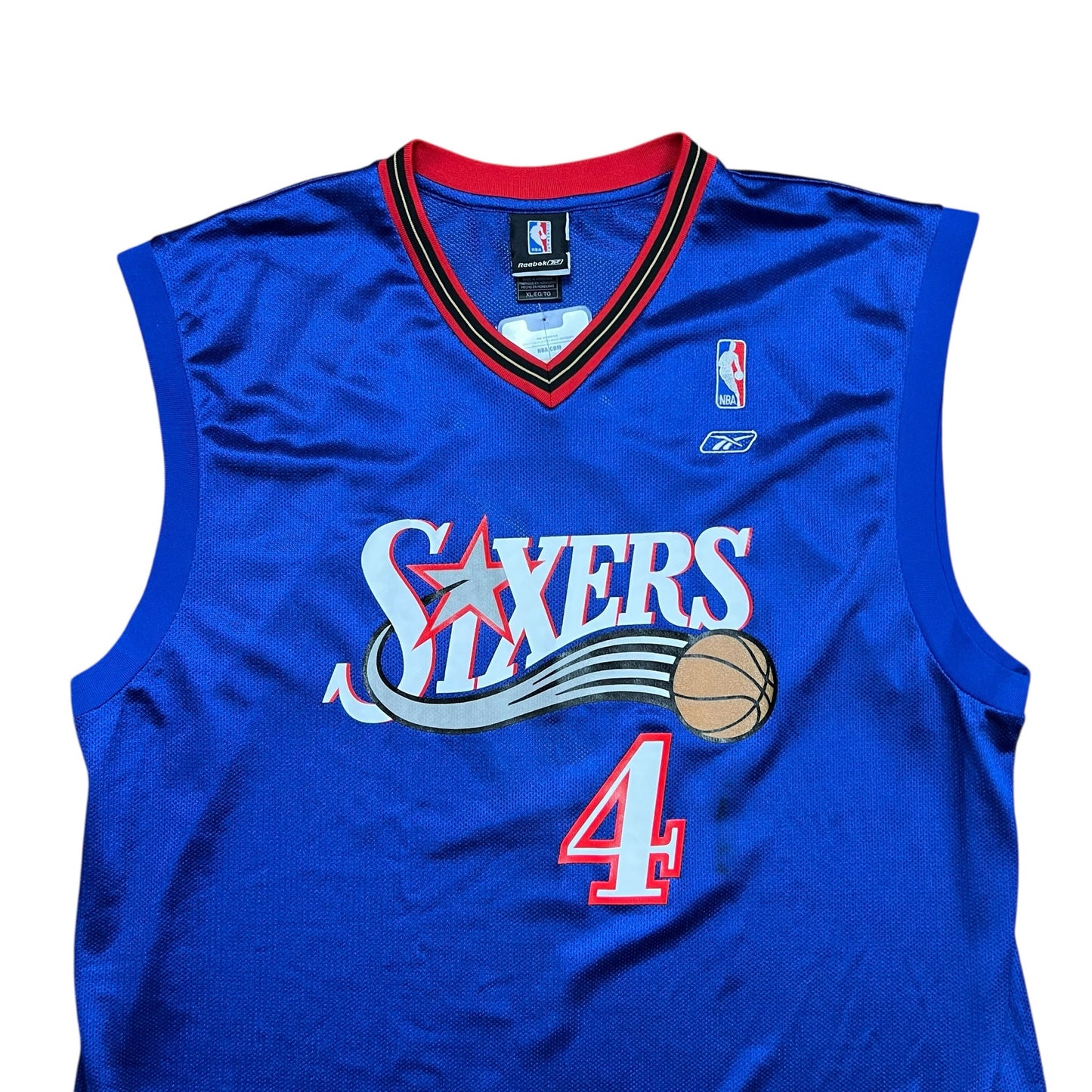 Reebok Philadelphia 76ers Chris Webber Basketball Jersey - XL