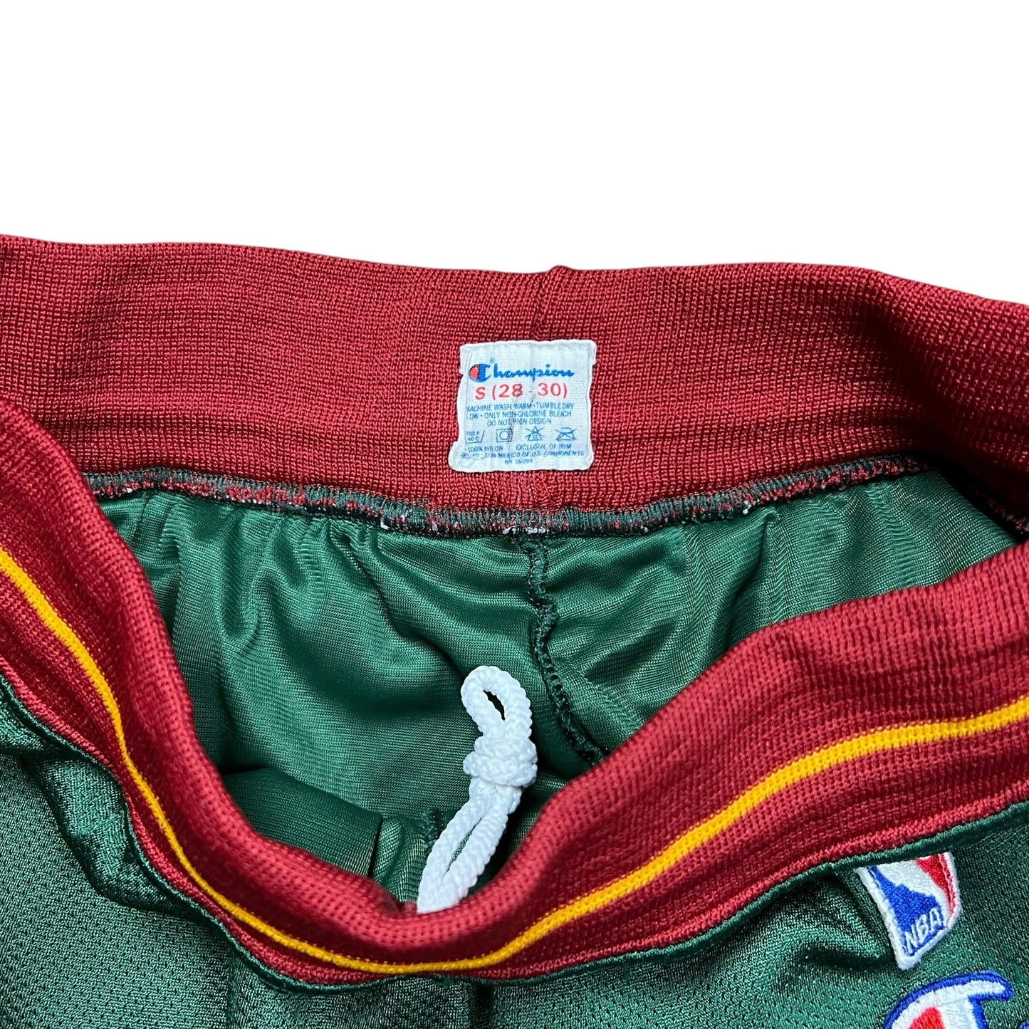 Vintage Champion Seattle Supersonics NBA Basketball Shorts - S
