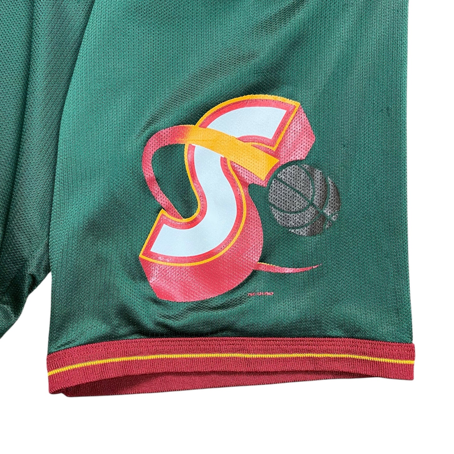 Vintage Champion Seattle Supersonics NBA Basketball Shorts - S