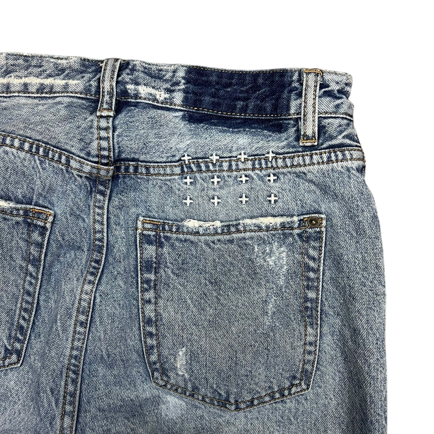 Ksubi Faded & Distressed Blue Jeans - 29”
