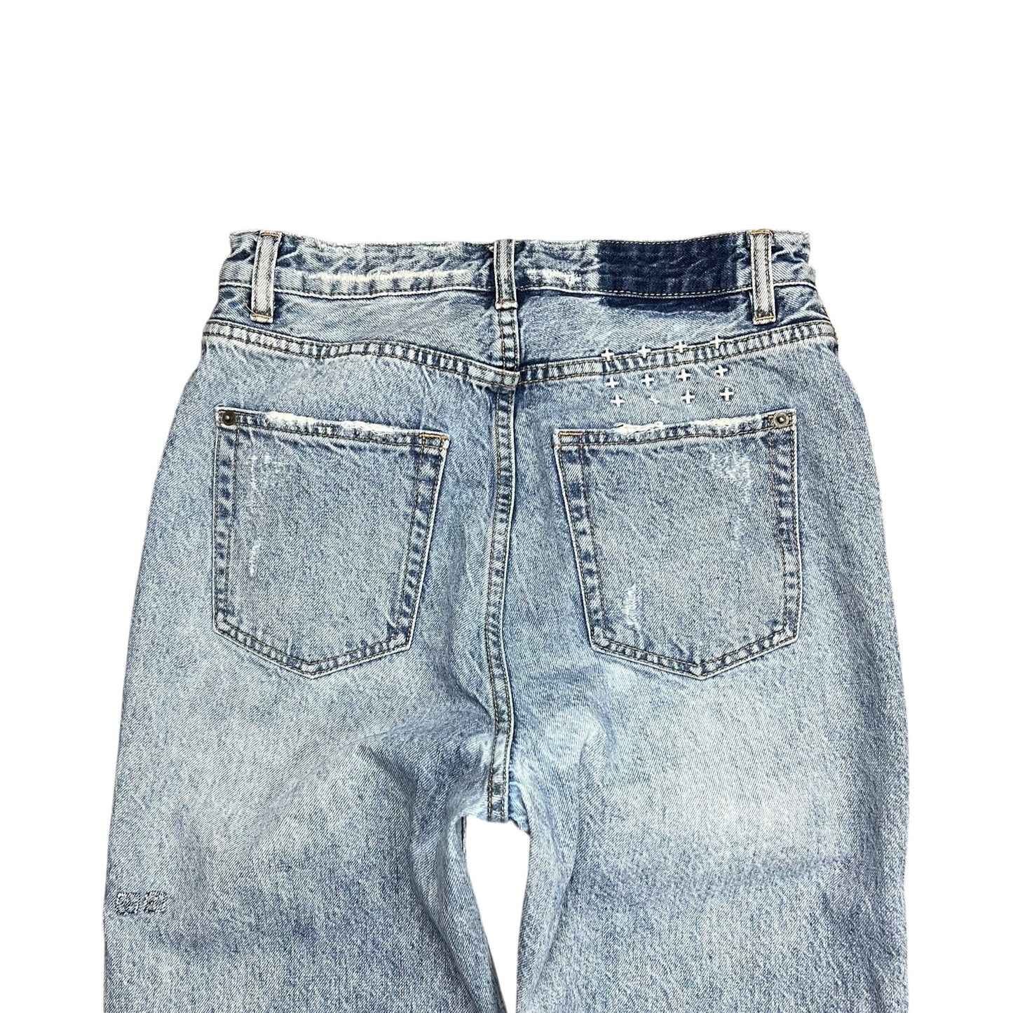 Ksubi Faded & Distressed Blue Jeans - 29”