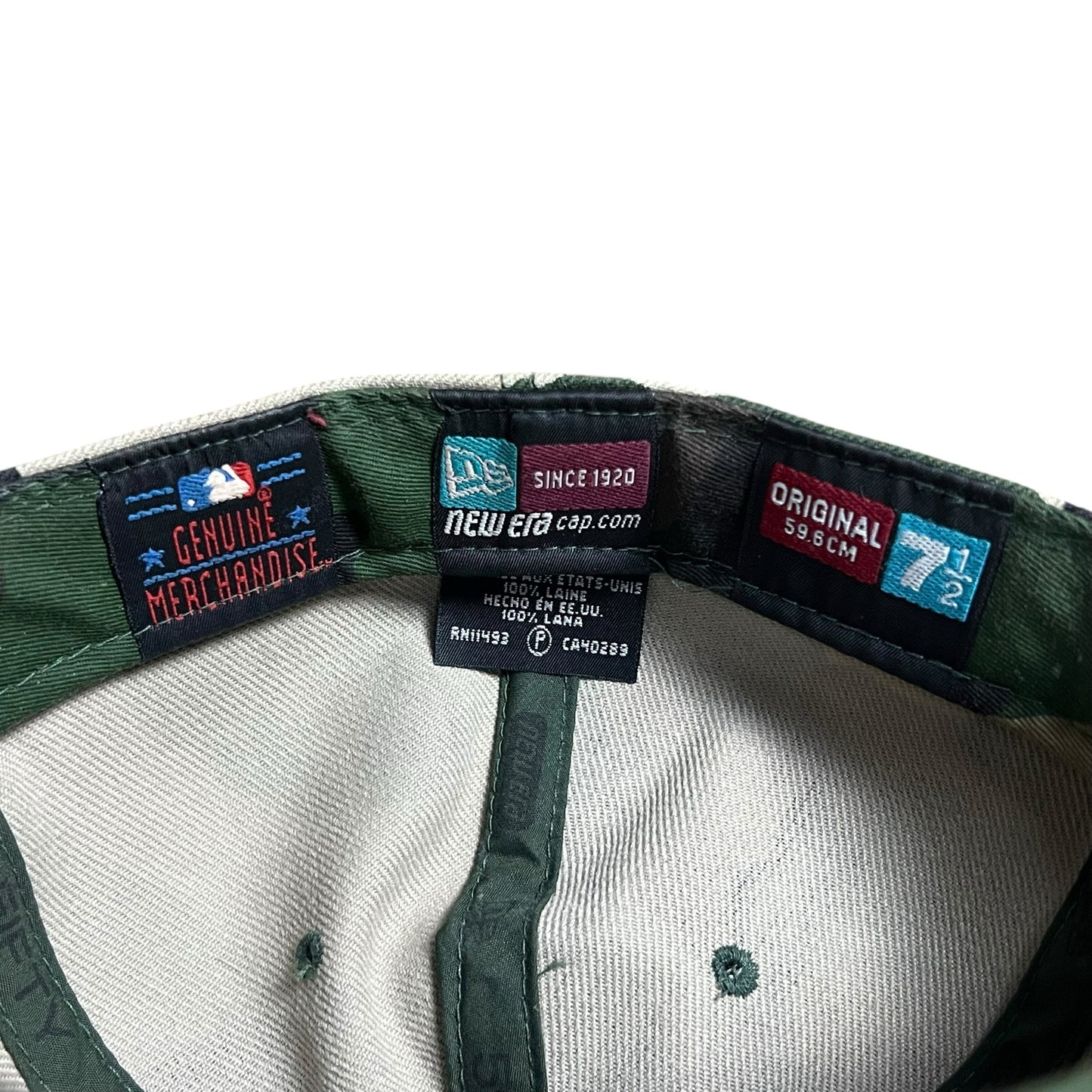 New York Yankees New Era Camo Fitted Baseball Cap - 7 1/2