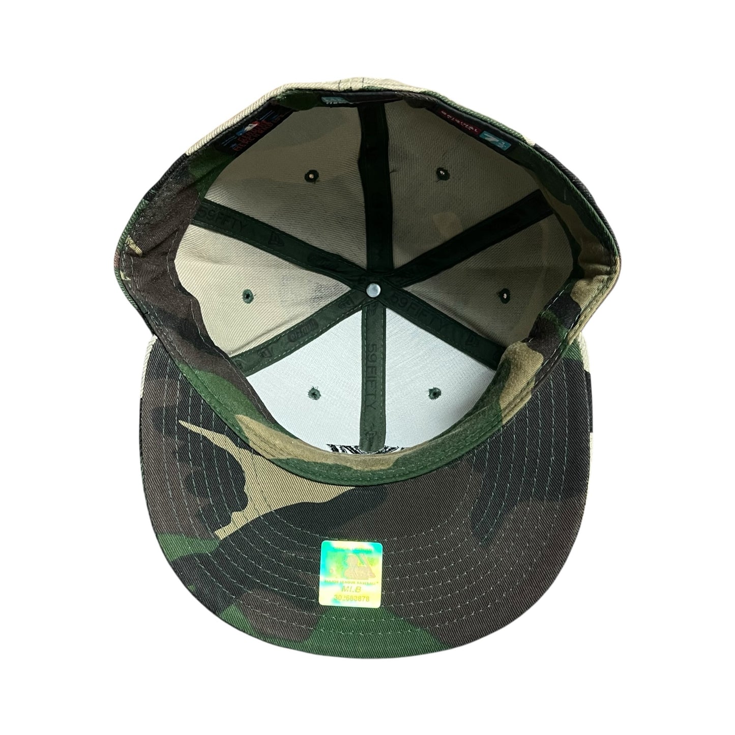 New York Yankees New Era Camo Fitted Baseball Cap - 7 1/2