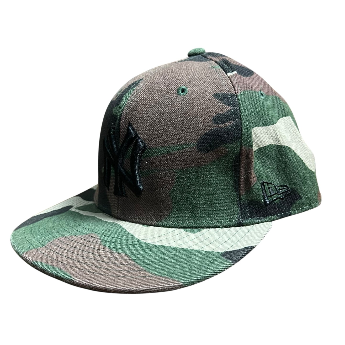 New York Yankees New Era Camo Fitted Baseball Cap - 7 1/2