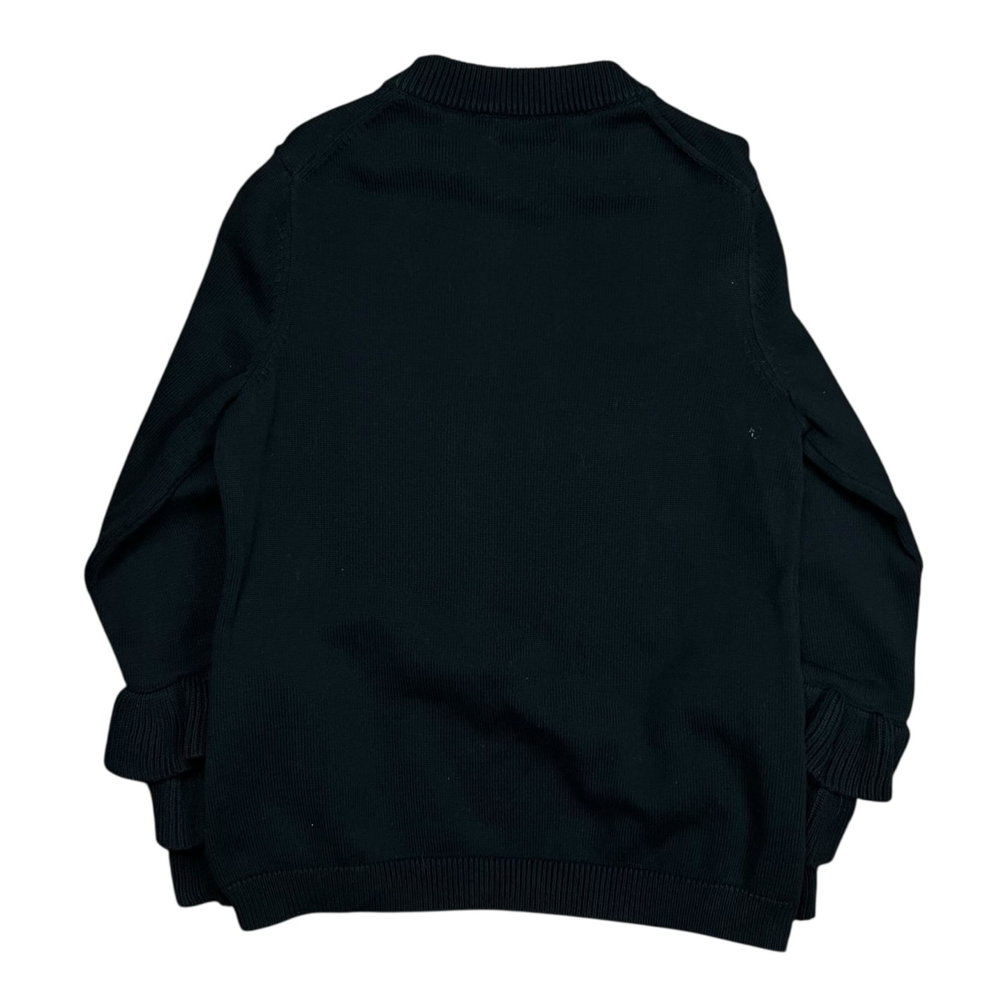Karl Lagerfeld Ruffle Sleeve Knit Sweater - M