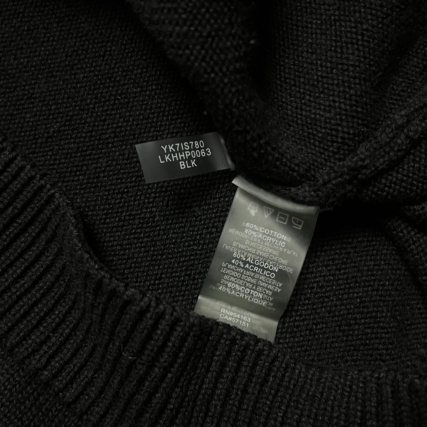 Karl Lagerfeld Ruffle Sleeve Knit Sweater - M