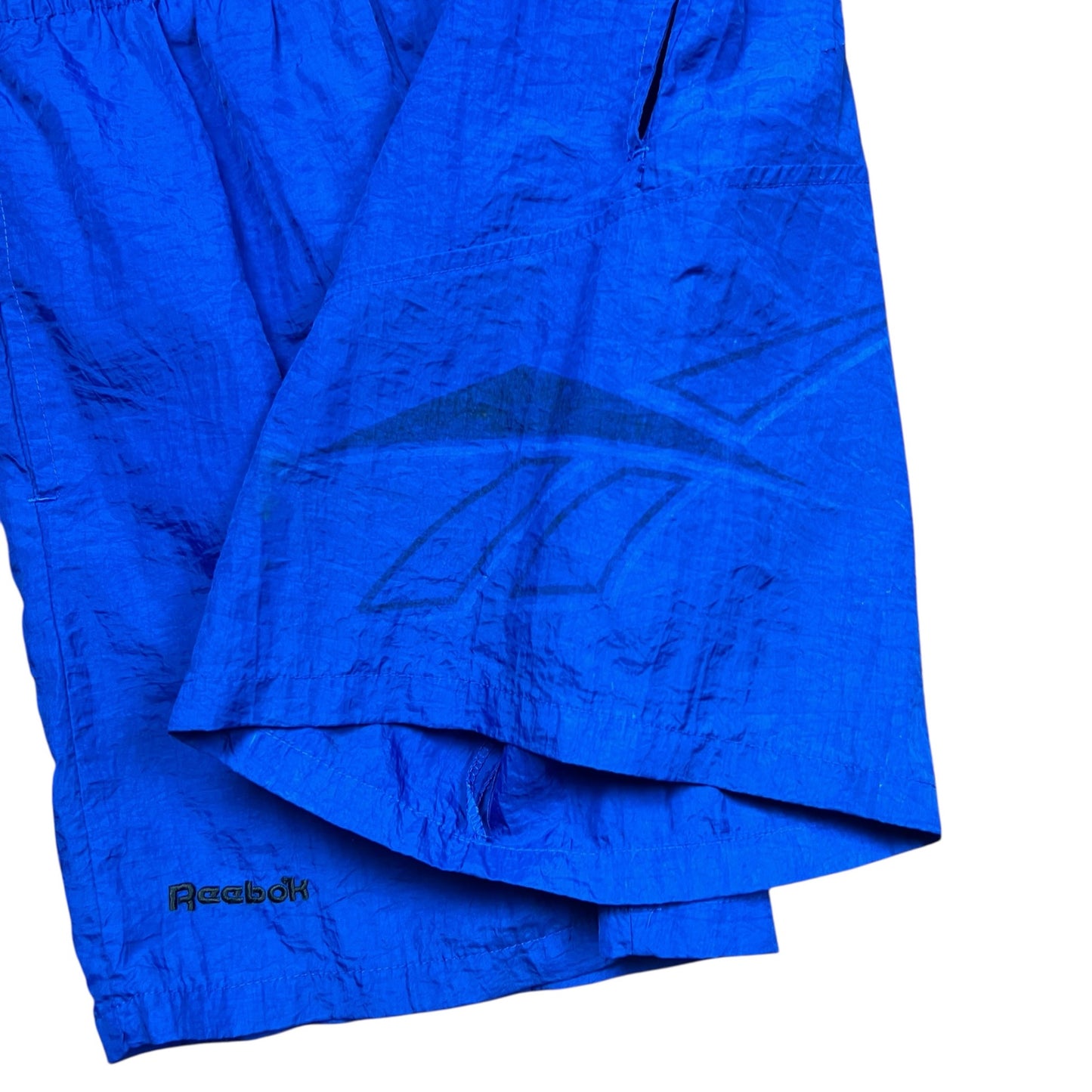 Reebok Logo Nylon Shorts - M