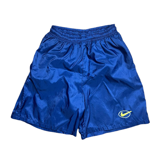 Nike Embroidered Swoosh Nylon Shorts - S