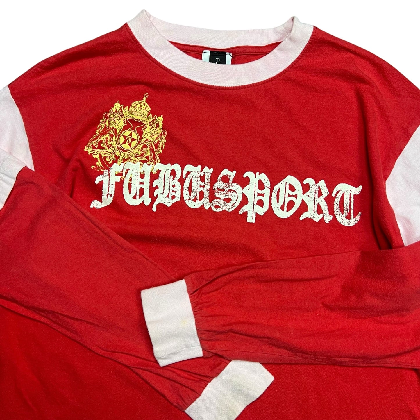 FUBU Double Layered Two Tone Long Sleeve Shirt - S