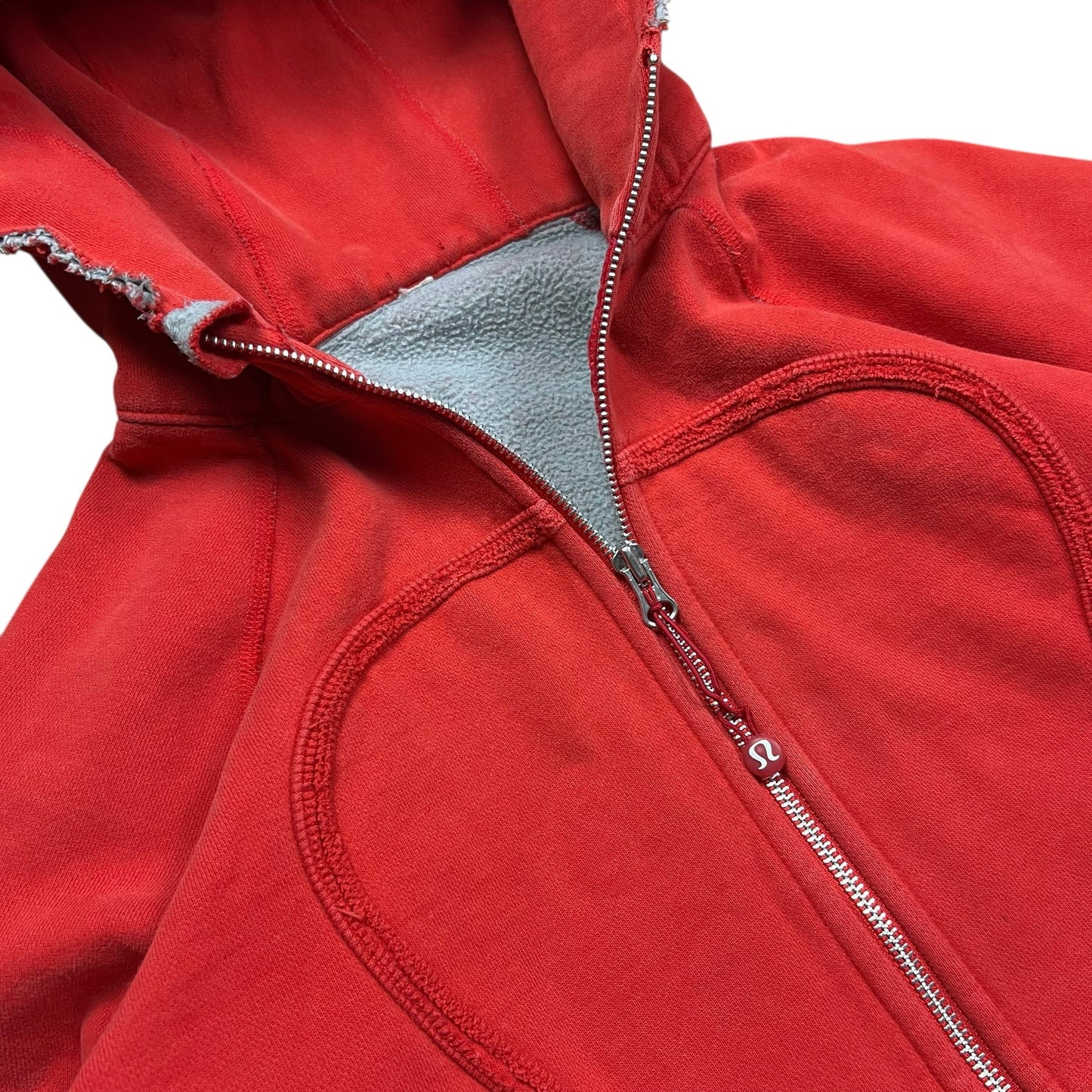 Lululemon Scuba Red Speckle Full-zip Hoodie - L (10)