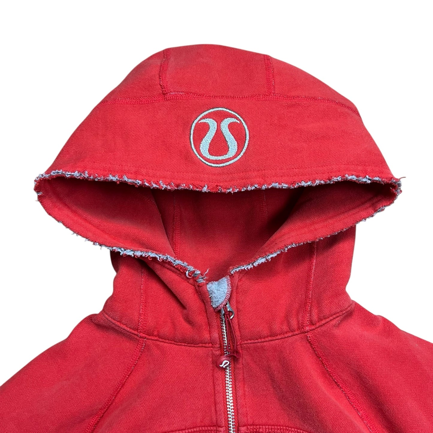 Lululemon Scuba Red Speckle Full-zip Hoodie - L (10)
