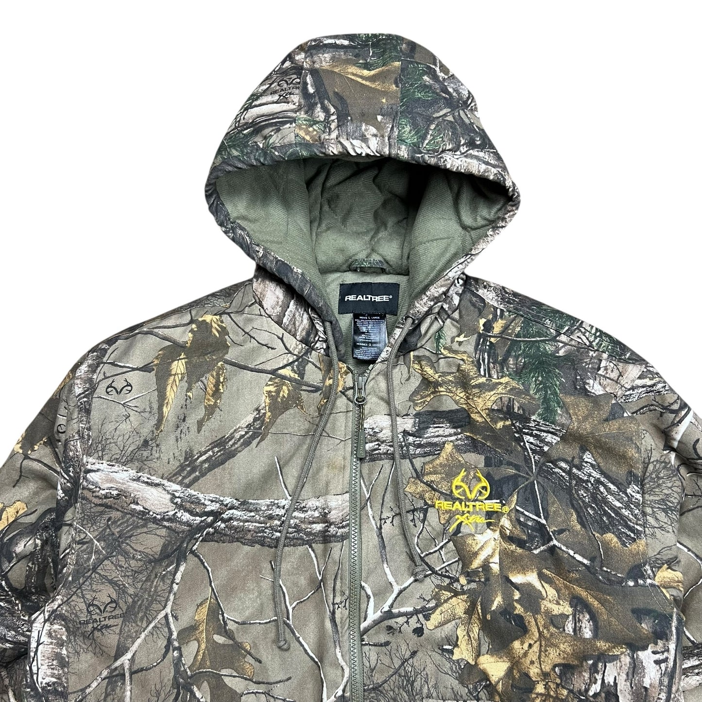 Realtree Xtra Camo Full Zip Hooded Jacket - L