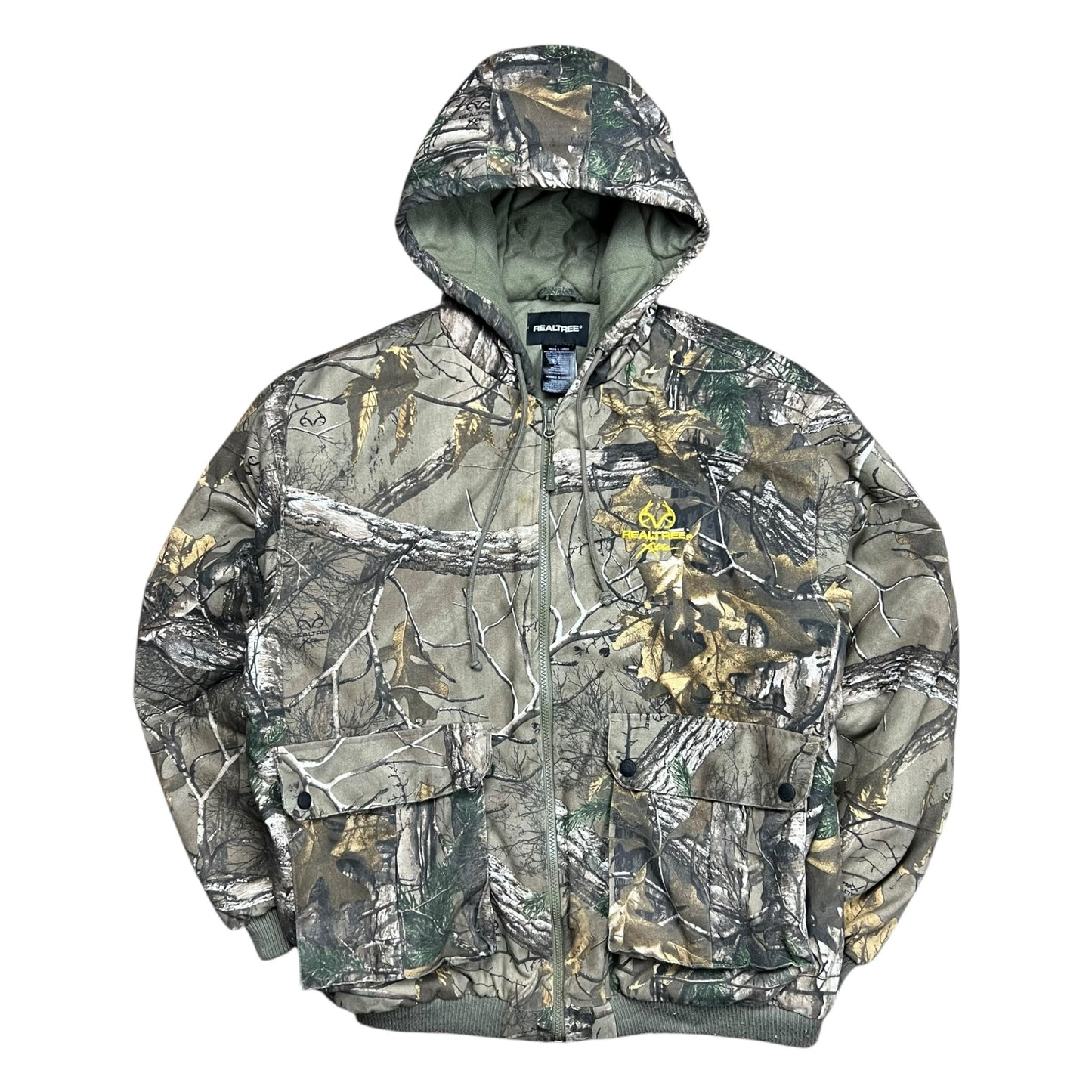 Realtree Xtra Camo Full Zip Hooded Jacket - L