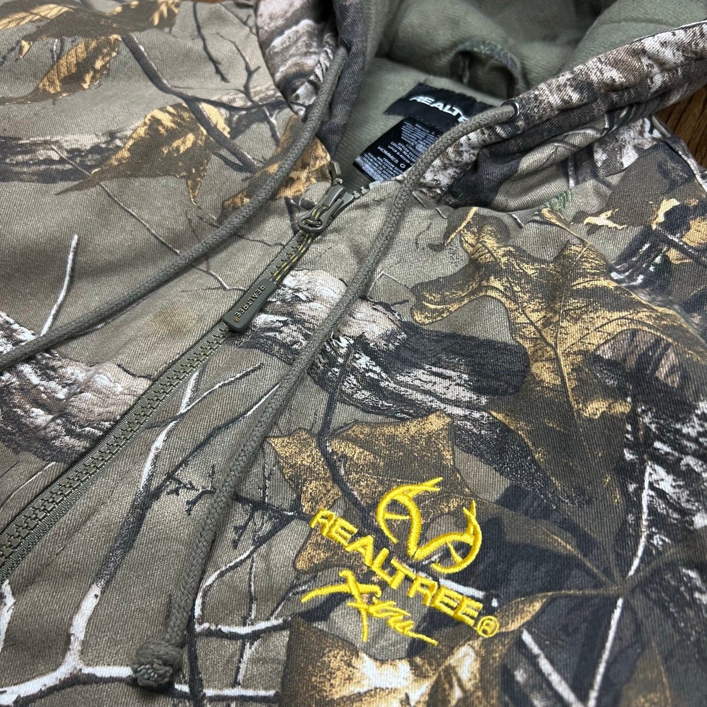 Realtree Xtra Camo Full Zip Hooded Jacket - L