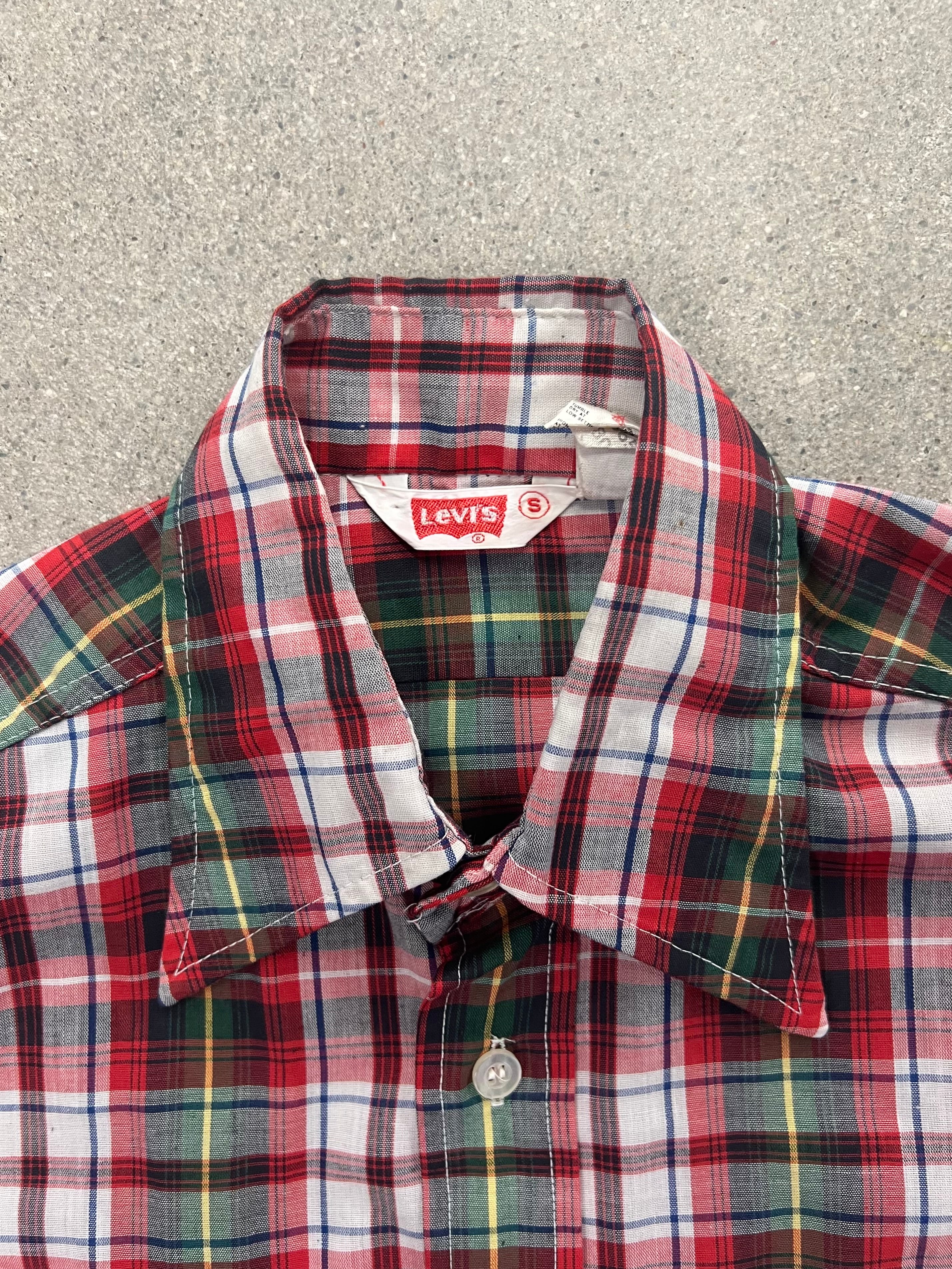 Levi’s Western Plaid Button-Up Shirt - S