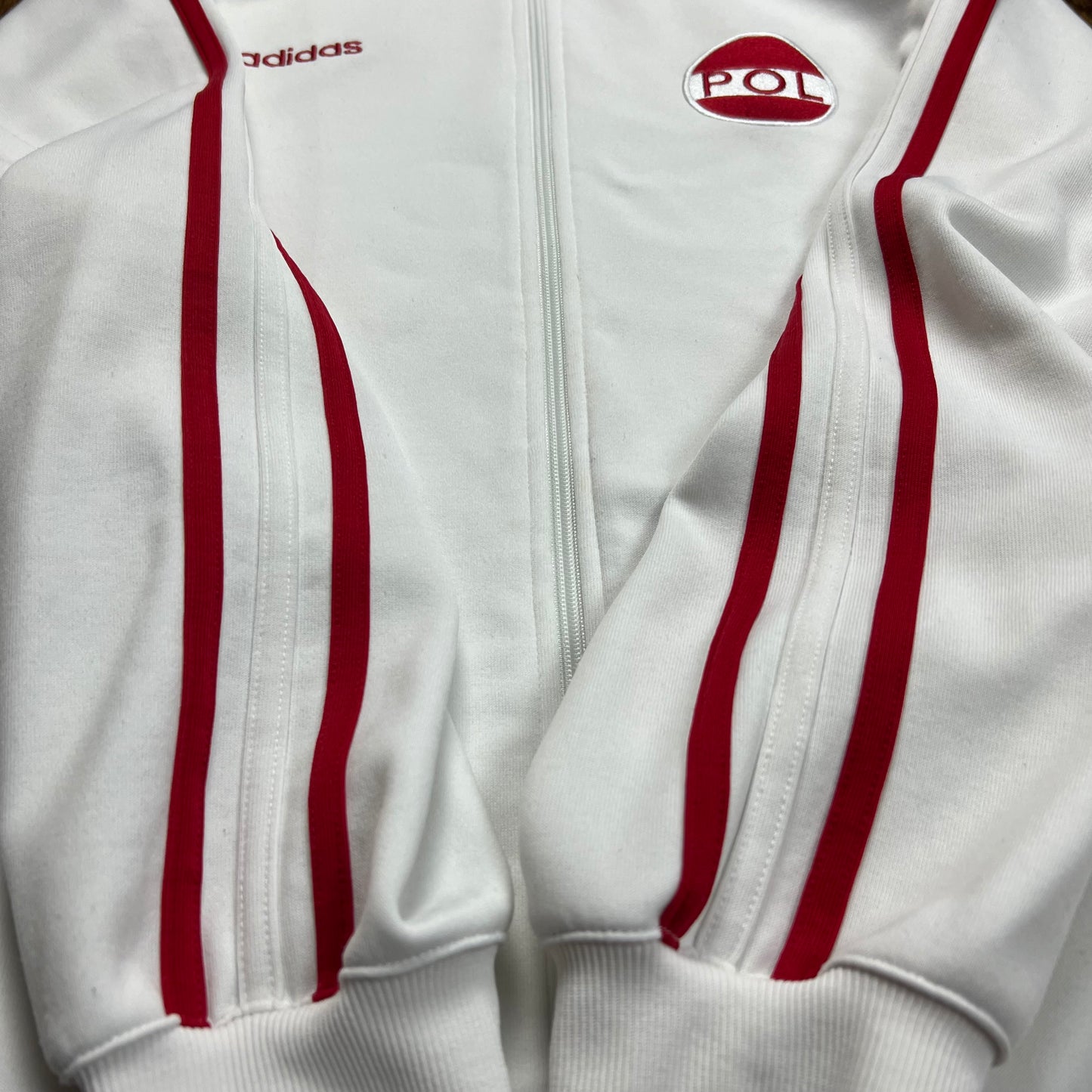 Adidas Poland White Track Jacket - L