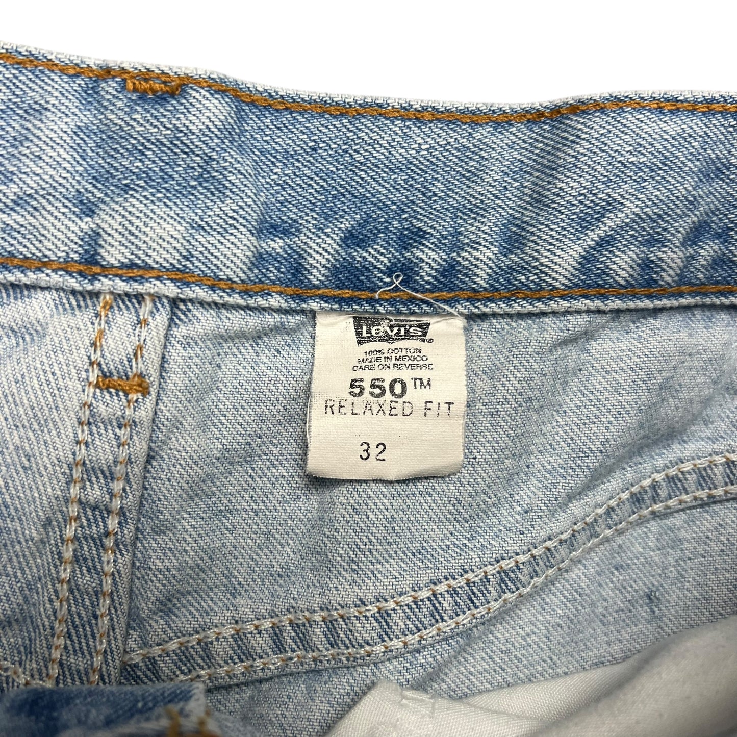 Levi's 550 Light Wash Jean Shorts - 32"