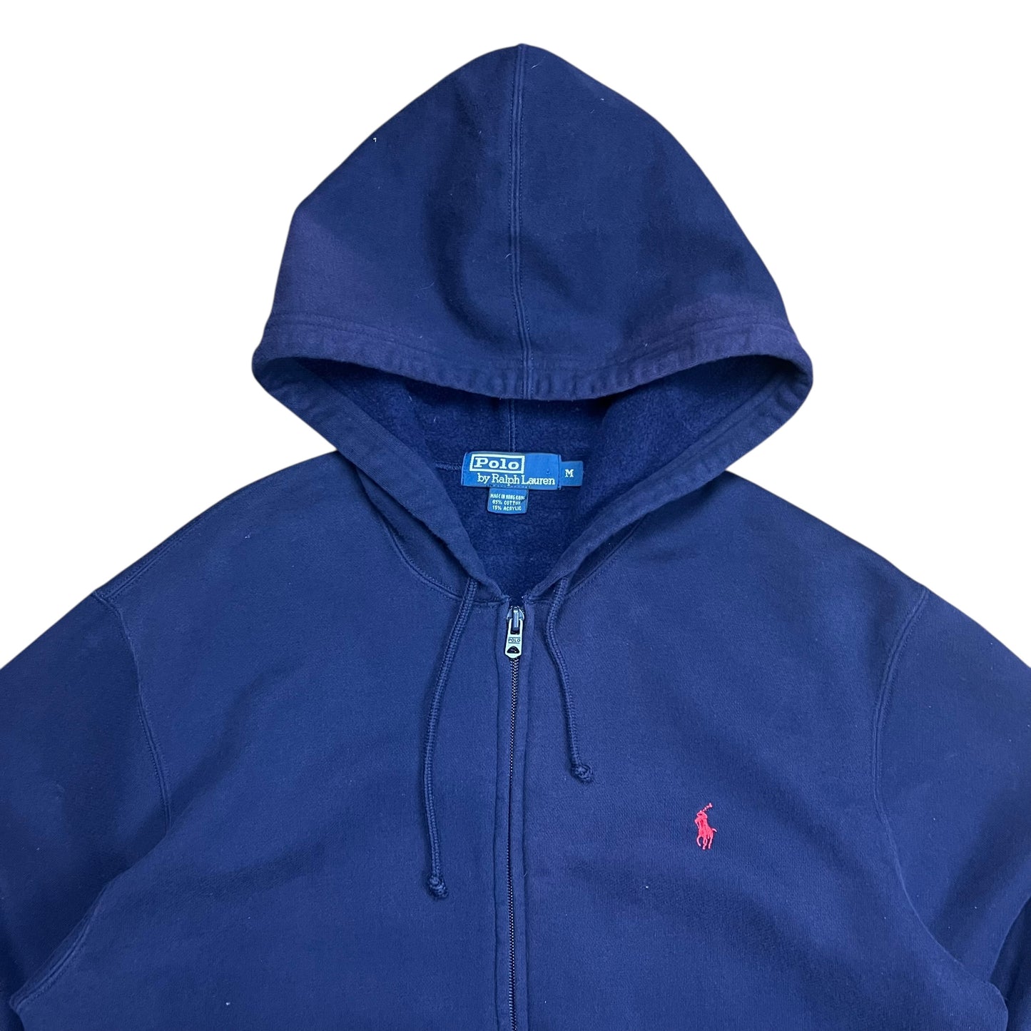 Polo Ralph Lauren Sun Faded Navy Zip-up Hoodie - M