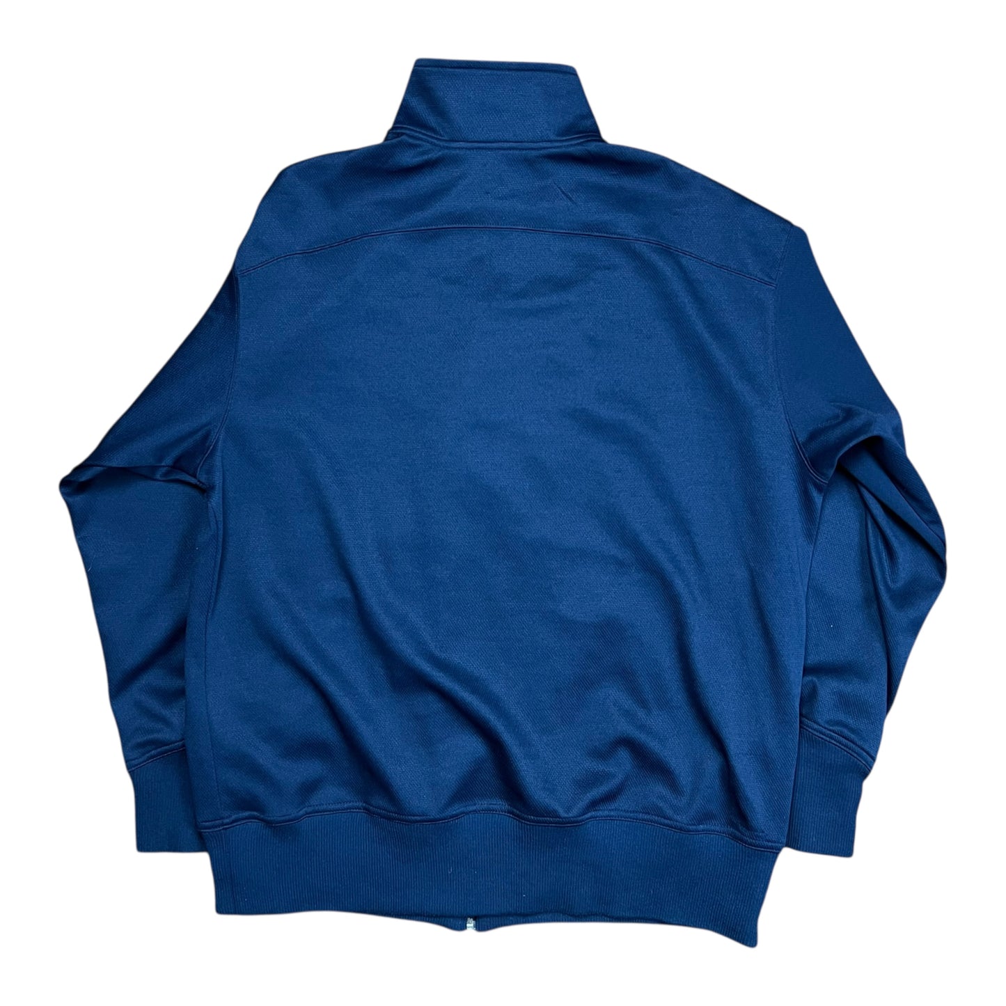 Nike Navy Embossed Logo Zip-up Sweater - XL