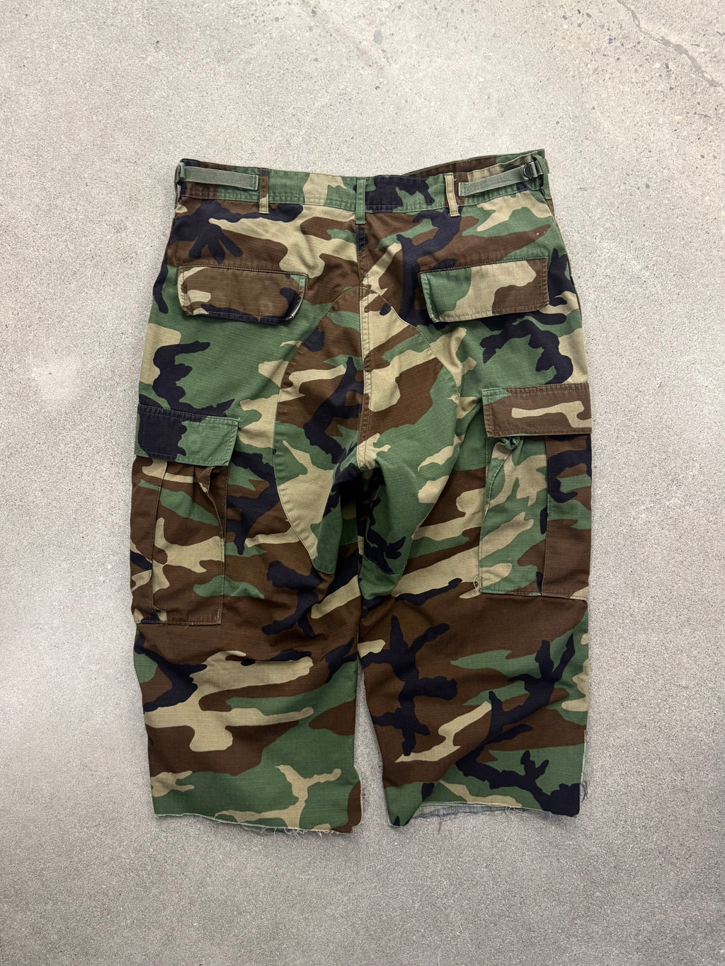 Woodland Camo ARMY Capris - 34”