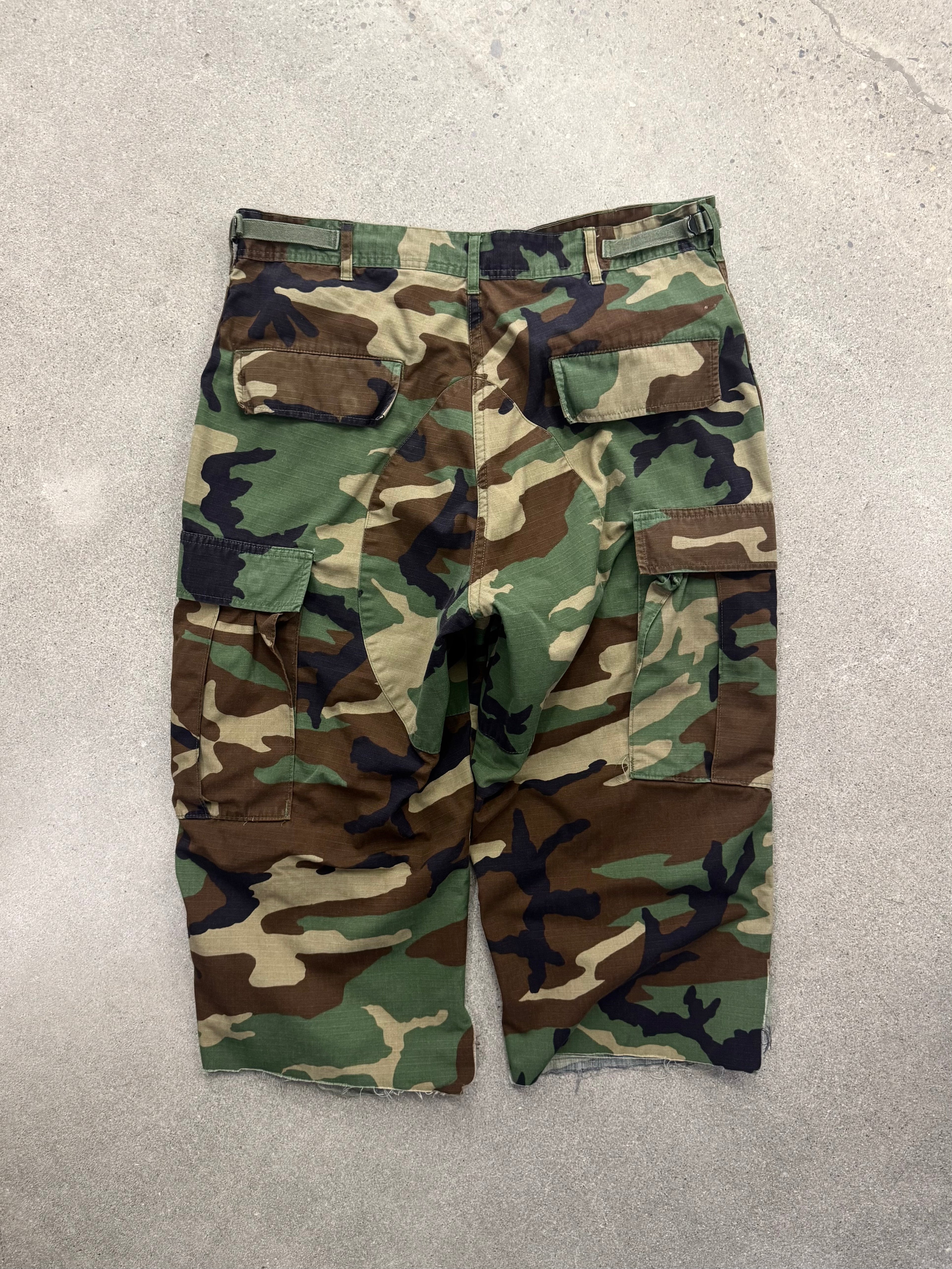 Woodland Camo ARMY Capris - 34”