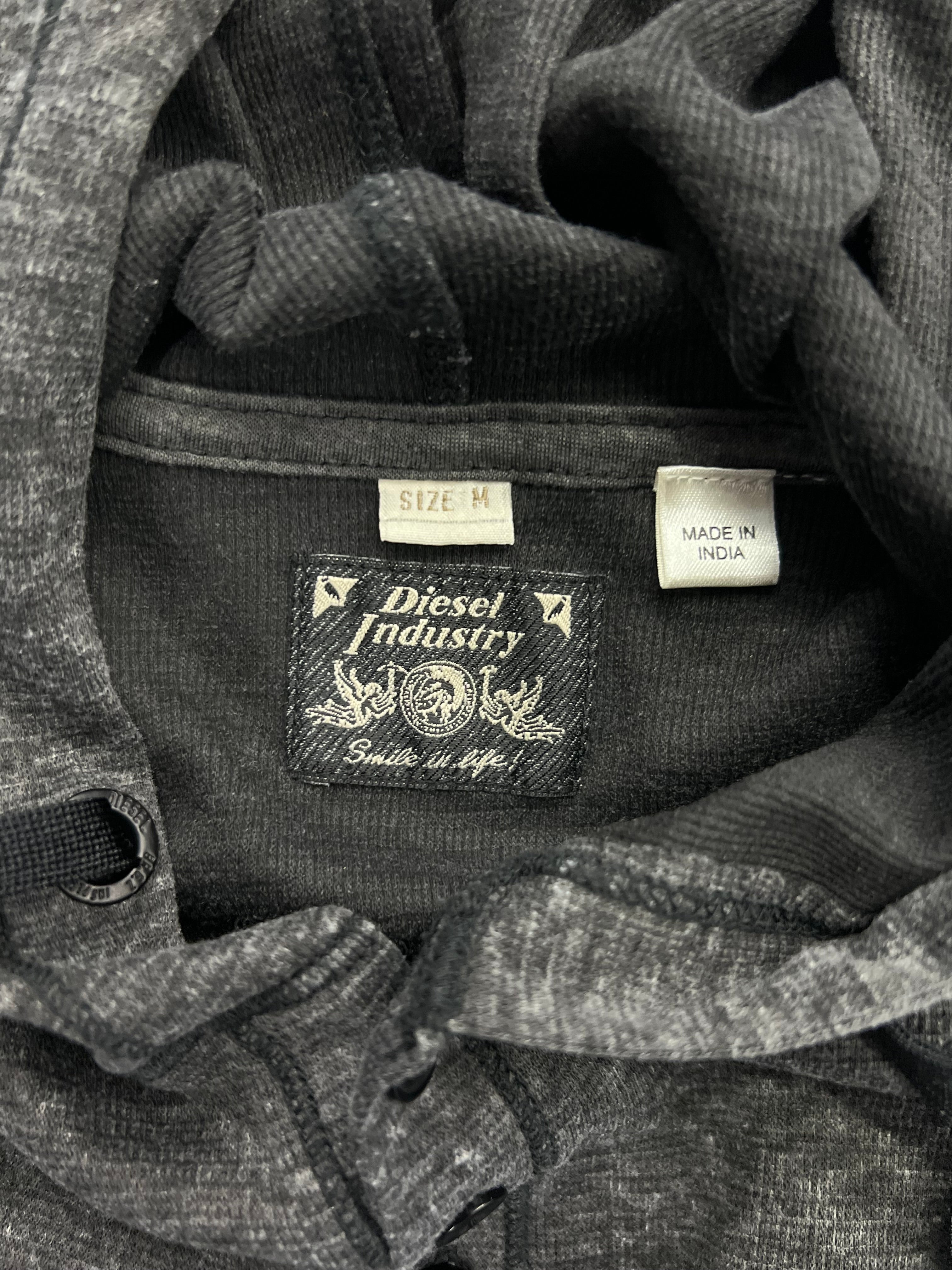 Diesel Henley Hoodie Shirt - M