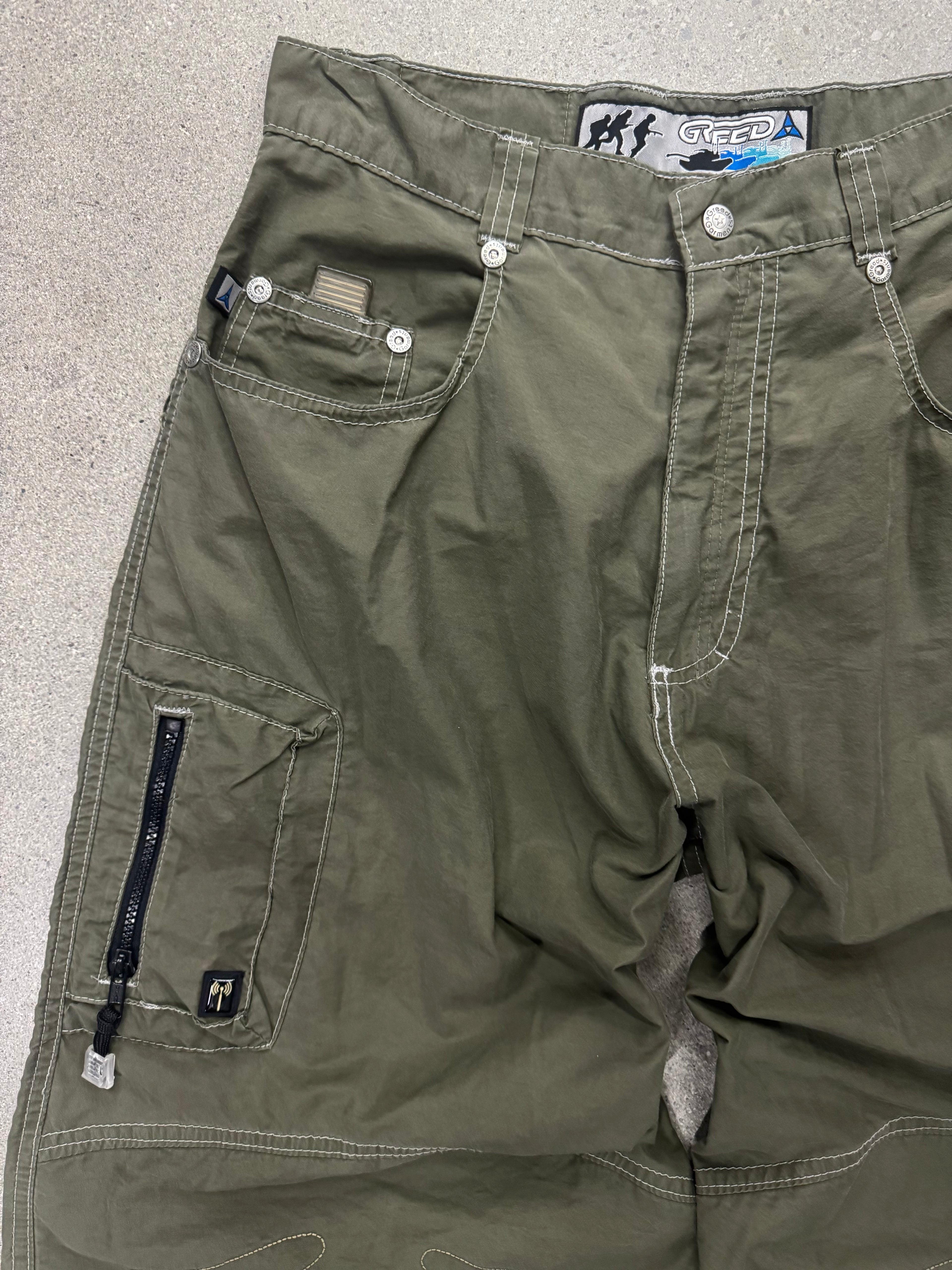 Greed Garments Baggy Skater Pants - 31”