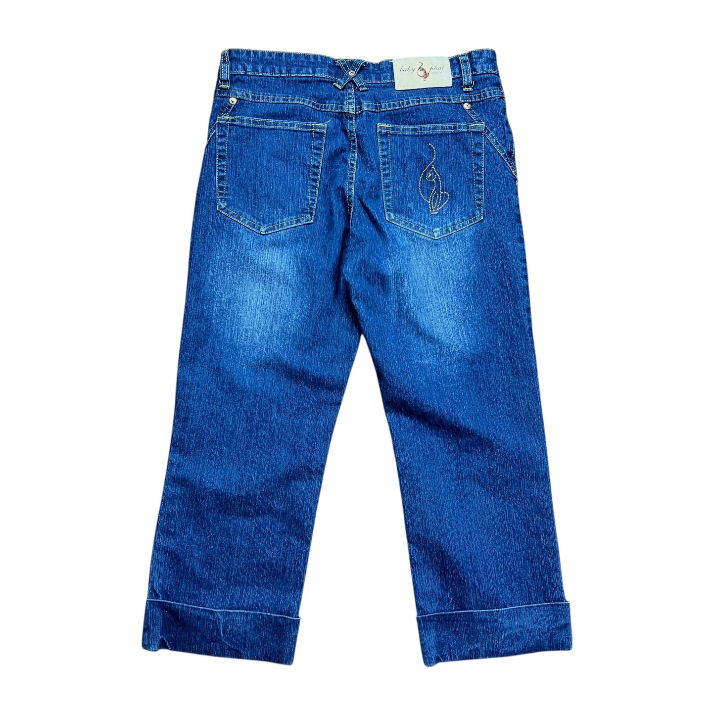 Baby Phat Faded Blue Capri Jeans - 30”