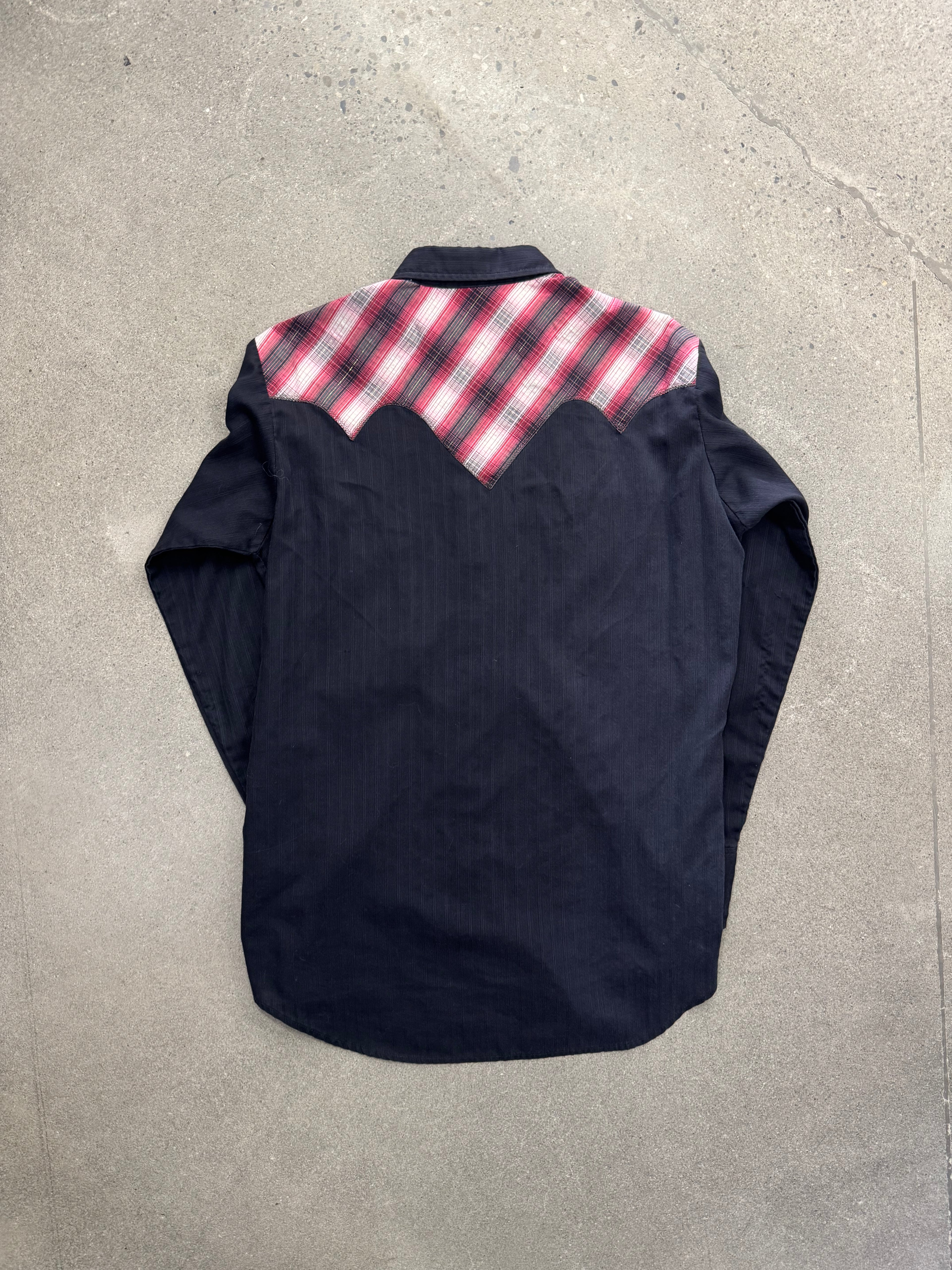 MWG Western Pearl Snap Button-Up Cowboy Shirt - L