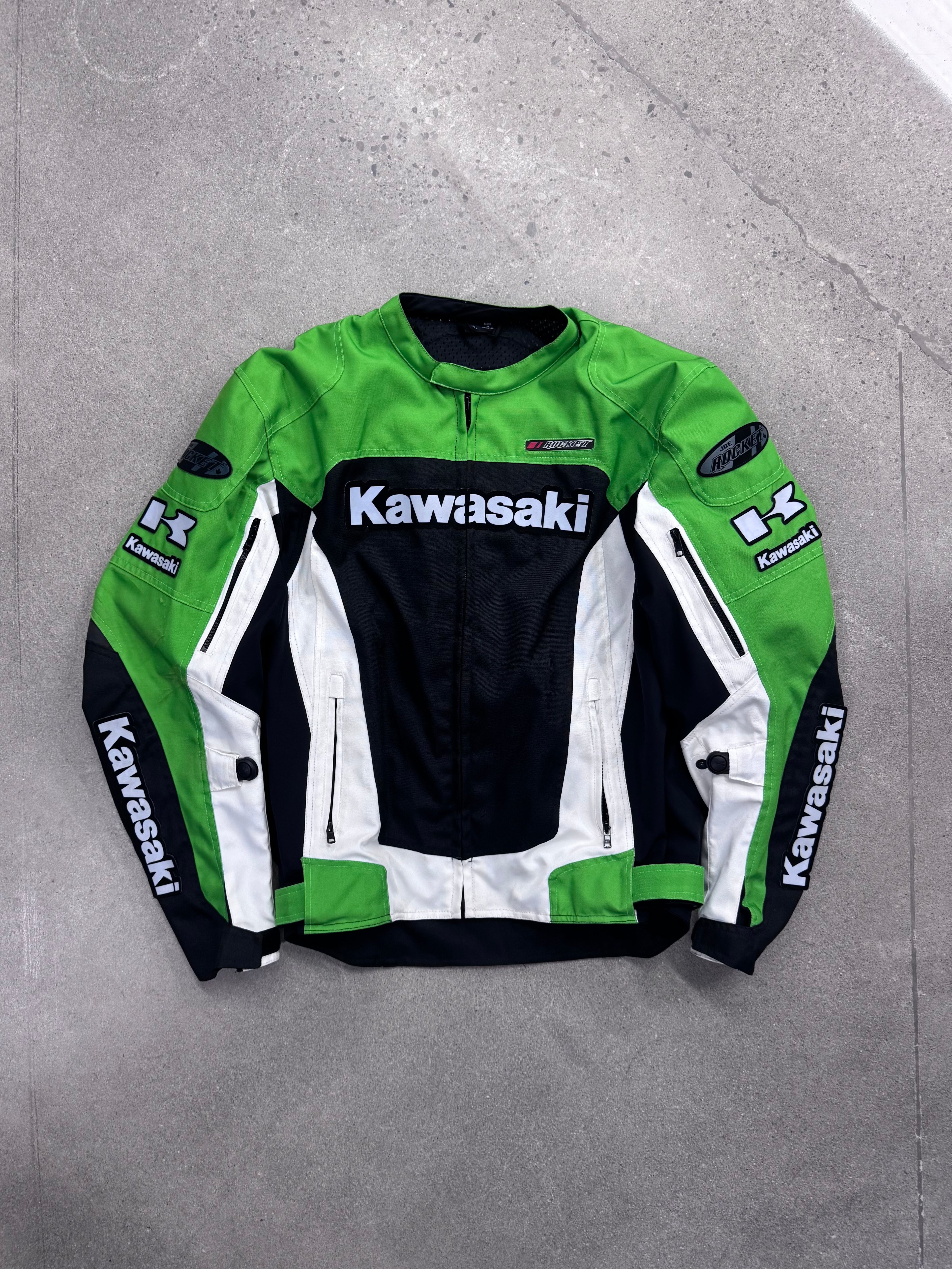 Kawasaki Joe Rocket Racing Motorcycle Jacket - XL