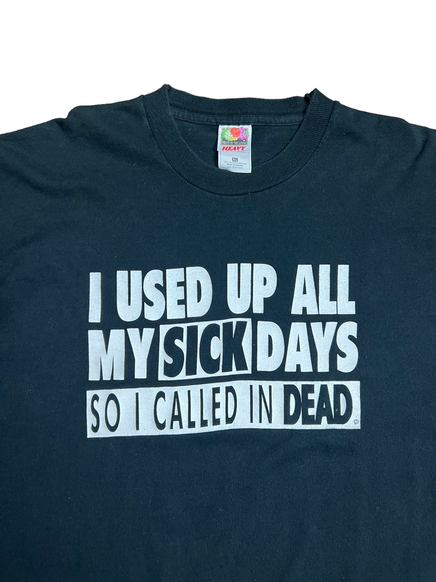 Called In Dead T-shirt - XL