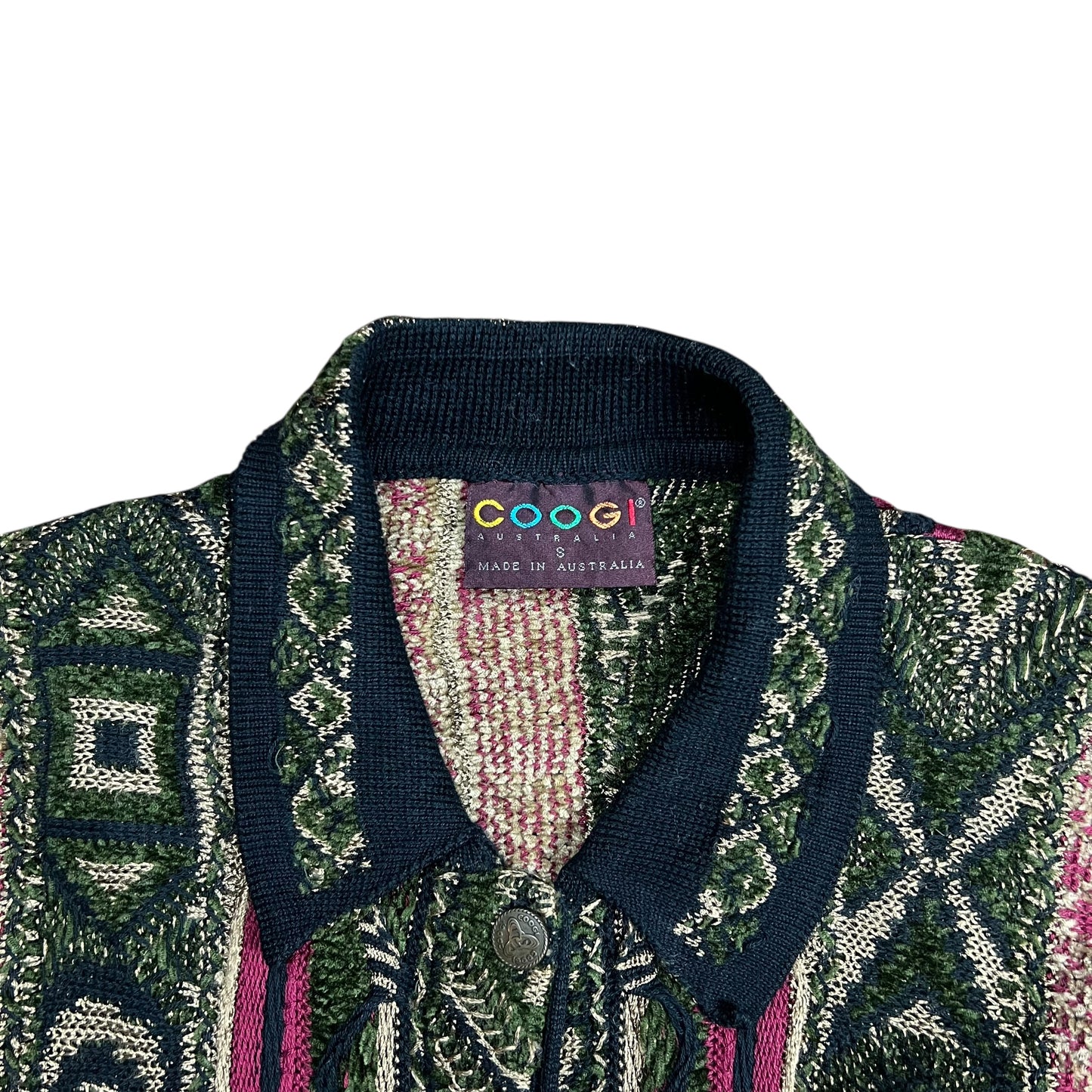 Coogi Knit Cardigan Sweater - S