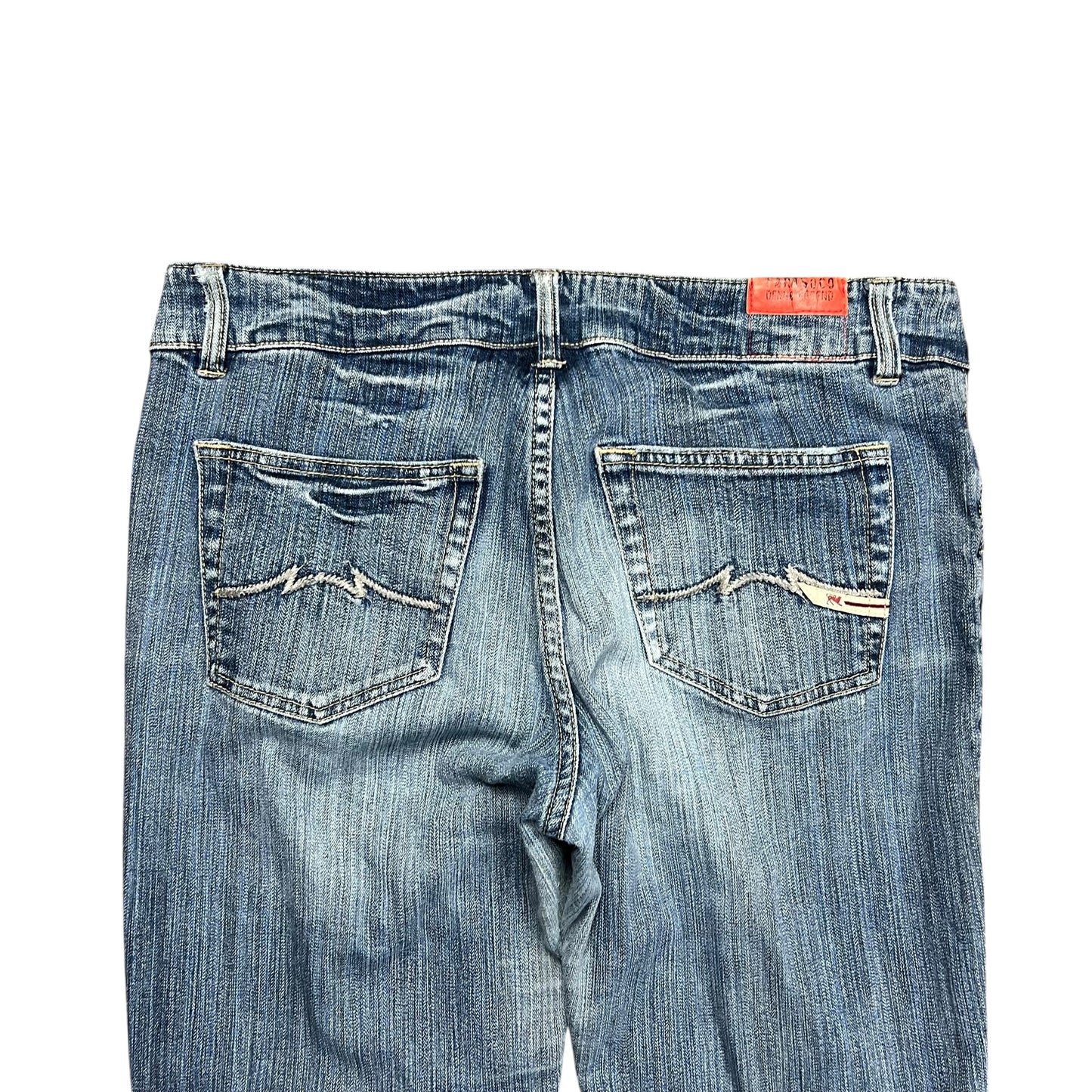 Parasuco Faded Light Wash Flared Jeans - 33"